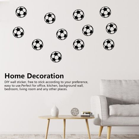 Sticker mural football, autocollant mural de soccer, décoration murale à faire soi-même pour chambre ou salon (1/5)