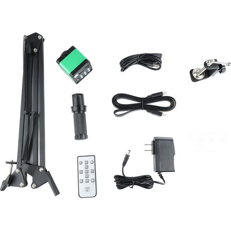 Microscope industriel 48MP 1080P 150X monoculaire C-Mount HD USB vidéo numérique caméra set pour réparation téléphone (1/5)
