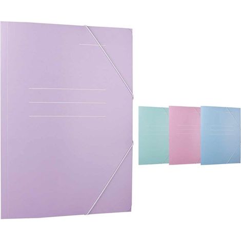 Cartellina in cartone formato A4 con elastico (MISO) (1/3)