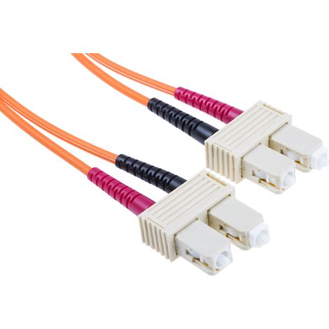 Câble fibre optique RS PRO 3m Avec connecteur / SC, OM1 Multi-mode ( Prix pour 1 )