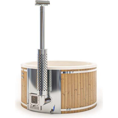 FinnTherm Badefass Stockholm "Spa Edition" aus Holz