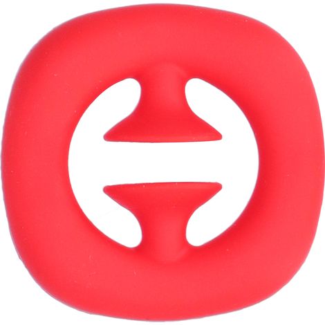 Poignée de Force en Silicone pour Entraînement Musculaire et Anti-Stress - Rouge (1/5)