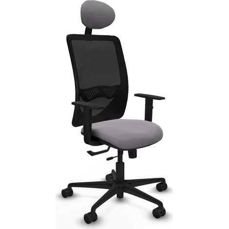 Silla piqueras y crespo Zulema negro espuma ergonómica (1/2)