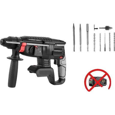 Perceuse à percussion, moteur sans balais, capacité multifonctionnelle, Pas d'option de batterie 2, UE (1/2)