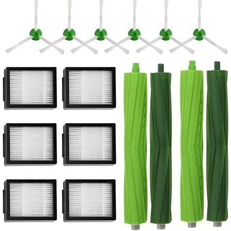 Kit completo per Roomba E5/i7. Ampia gamma di ricambi per E5, E6, i7 e i7+, tra cui 6 spazzole laterali, 6 filtri e 2 rulli centrali – Karteo (1/5)