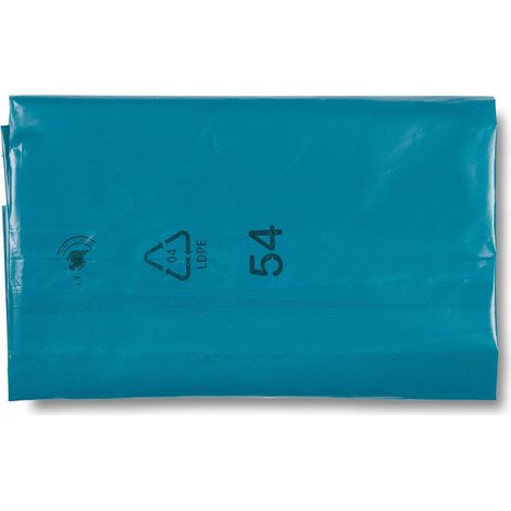 DEISS 90154 - Sacchi per immondizia, 240 l, extra resistenti, confezione da 100, colore: Blu