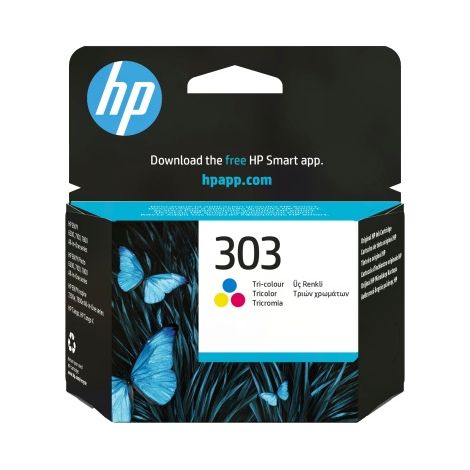 Cartouche d'encre HP 303 tricolore (T6N01AE), CMJ