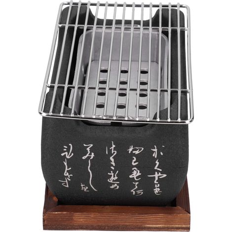 Mini barbecue japonais domestique en alliage d'aluminium, four à charbon de bois, accessoires (1/5)