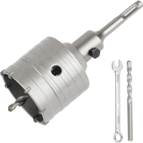 Scie Cloche Trépan Beton Ø 68mm Avec Adaptateur SDS Plus 110 mm,Carotteuse Beton,Scie Trépan Pour Percer Des Trous Dans Les Murs En Blocs (1/5)