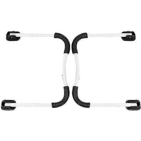 Deux pieds de table de lit pliables, pieds de bureau d'ordinateur robustes et réglables, adaptés au support de table de lit. (1/5)