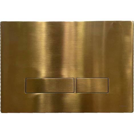 Plaque Pour Wc Suspendu Or Rose Brosse - CRISTINA ONDYNA AC10034P