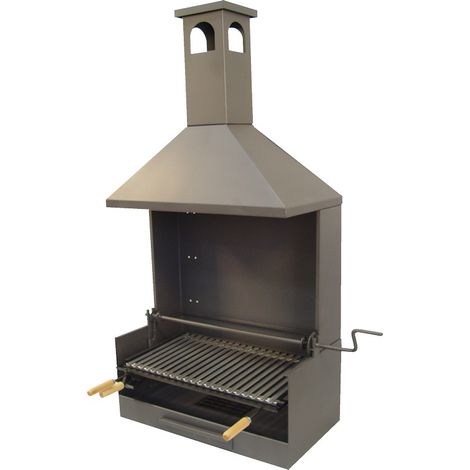 IMEX-71529 Cajon barbacoa con chimenea para obra con elevador [imex-71529]