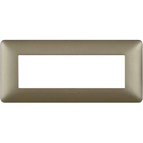 Bticino Matix Abdeckrahmen 6 Module Farbe Titanium AM4806MTA