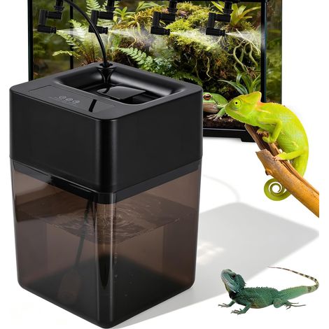 Système d'irrigation pour Terrarium - Réservoir d'eau de 12 l - Temps de pulvérisation de 5 à 60 Secondes - 3 Modes de pulvérisation d'eau (1/5)
