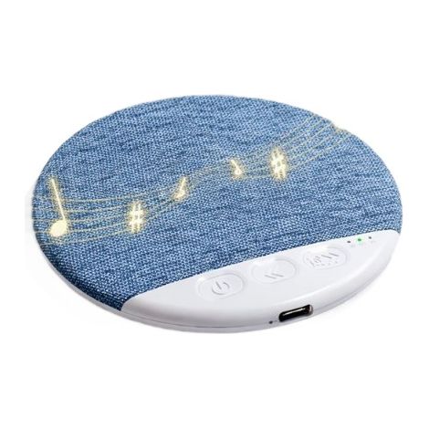 new type of sleep speaker that can be placed next to your pillow a high-quality, multi-functional Bluetooth speaker with white noise functionality.