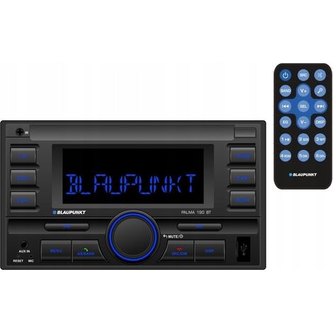 Autoradio Blaupunkt Palma 190 BT 2DIN Bluetooth MP3 USB AUX (1/5)