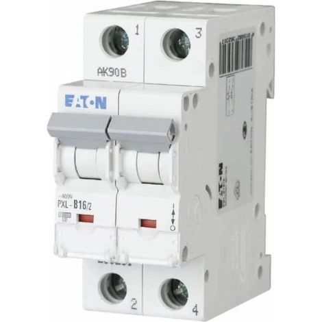 Eaton Interruptor automático (MCB), 16 A, 2p, Característica: B, 236231