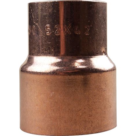 Raccord cuivre réduit à souder - Femelle - diamètre 52 - 42 mm