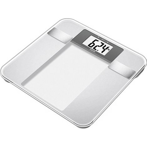 beurer BG 13 balance diagnostique argent design verre (1/2)