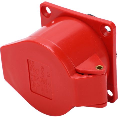 Prise industrielle encastrée, étanche à la poussière et aux explosions, 220-380 V / 240-415 V, 16 A, 5 broches, 3P+N+E (1/5)