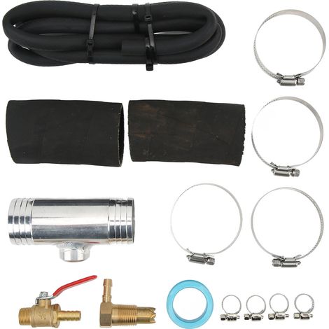 Zusätzlicher Dieselkraftstofftank-Satz 11408, kompatibel mit Ford F-Serie F250 F350 Super Duty Diesel-Lkw, Silber (1/5)
