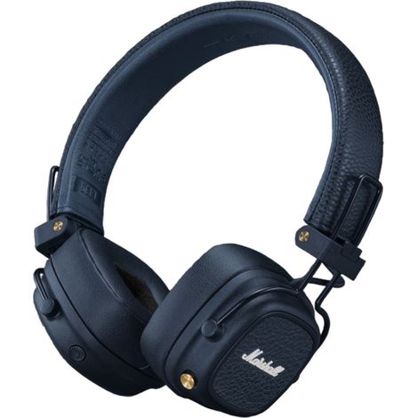 Casque audio supra-auriculaire sans fil Bluetooth Marshall Major V ORG, bleu
