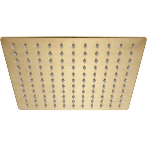Rociador cuadrado REA JS-P015BG 25cm Brush Gold (1/5)