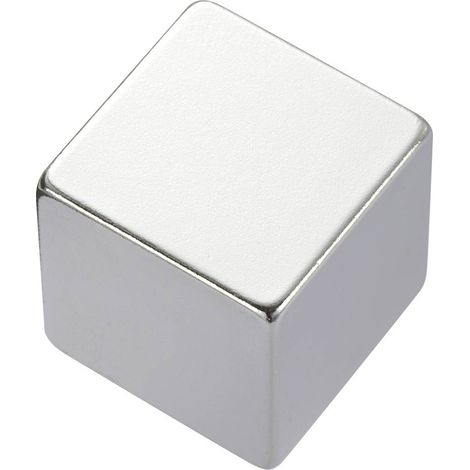 TRU COMPONENTS 505936 Aimant permanent rectangulaire N35 1.24 T Température limite (max.): 80 °C (1/2)