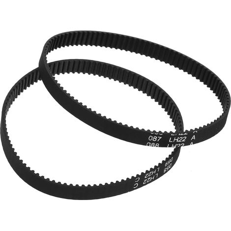 Courroies Transmission Stable et Précise Lot de 2 en Caoutchouc Noir 200 Mm Largeur 6 Mm, Accessoires pour Imprimante 3d pour Imprimante 3d (1/5)