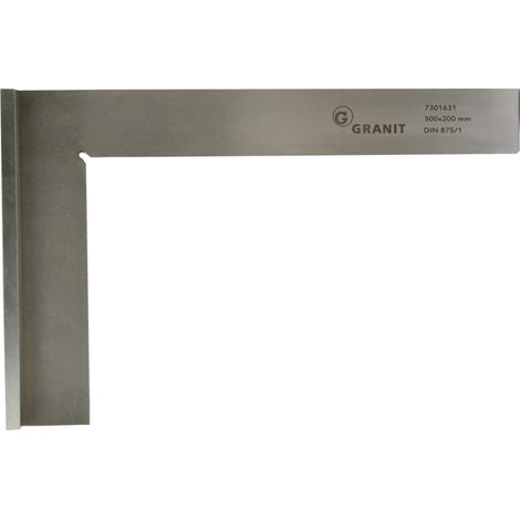 Winkel mit Anschlag 300x200mm BLACK EDITION
