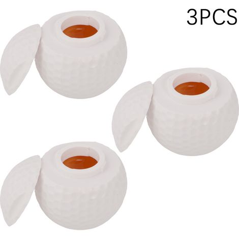 Golf ball-shaped shot glasses, set of 3, colorful box packaging (1/5)