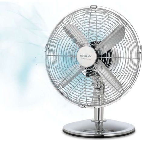 cecotec EnergySilence 620 RetroDesk Ventilator Silber
