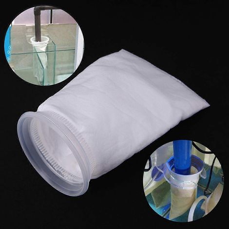 Chaussettes filtrantes 150 microns, anneau de 10 cm x 23 cm de long, sacs filtrants en nylon pour aquarium (1/4)