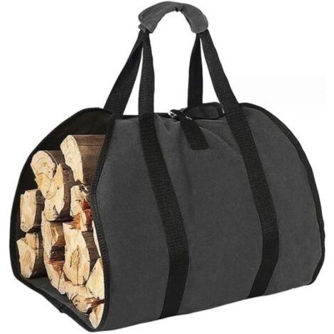 Sac de Transport pour Bois de Chauffage, Paniers à Bûches avec Poignées, pour Le Bois Imperméable Extérieur Intérieur Tran (1/5)