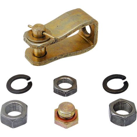 Kit di montaggio a forcella per cilindro freno rotondo per rimorchi o semirimorchi