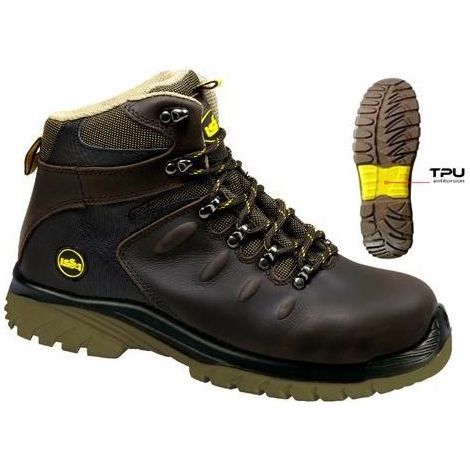 Issaline Calzature Da Lavoro Alte 40 Falcon Marrone Scuro