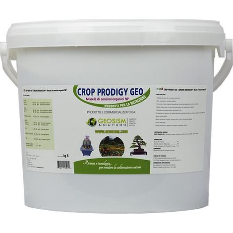 Crop Prodigy 1/3 mm (5 kg), concime granulare per bonsai, piante e fiori (1/3)