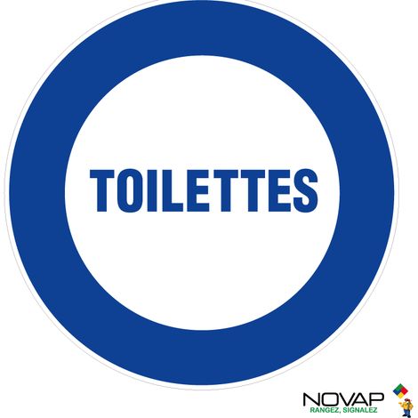 Panneau Toilettes - Rigide Ø180mm - 4042435
