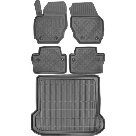 Volvo XC70 II Kombi (2007–2016) – SET – Fußmatten + Kofferraummatte (1/5)