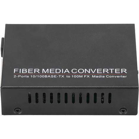 Commutateur Ethernet fibre optique 2 ports TBCMC3412ES20A Plug & Play, stable et robuste, pour réseaux informatiques 100-240 V (prise UE) (1/5)