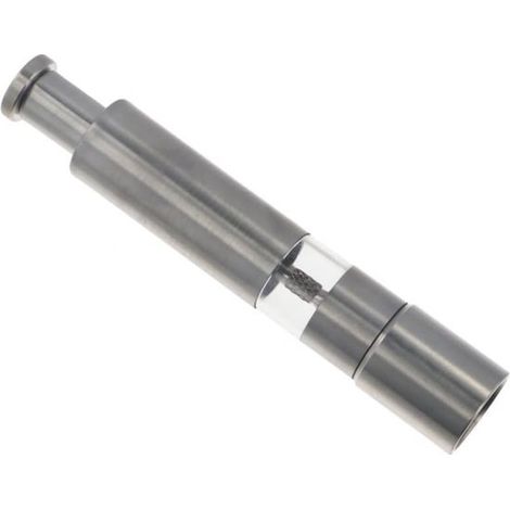Moulin à poivre et sel en acier inoxydable, rechargeable, accessoires BBQ , 2,7 x 2,7 x 15,4 cm, Argent (1/5)
