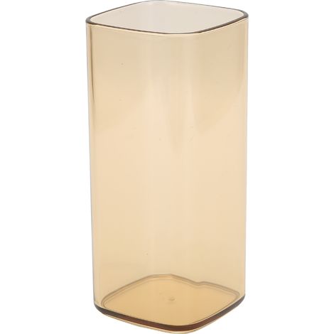 Gobelet carré 250ml réutilisable, tasse café thé jus, accessoire cuisine design, mug innovant en cuivre. (1/5)