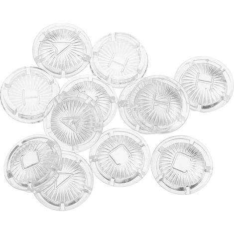 12 Pièces Lot de 4 Capuchons Indicateurs pour Robinet D’évier (1/5)