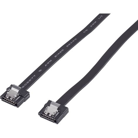 disque dur Câble de raccordement [1x SATA femelle 7 pôles - 1x SATA femelle 7 pôles] 0.50 m noir Y093561 (1/3)