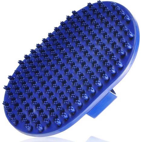1 Brosse de toilettage, caoutchouc souple, anti-mue, poils courts et longs, chien et chat (1/5)