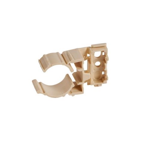 Legrand – Lyre à clipsage Ø25mm sable RAL1015 – Fixation pour tube IRL – Accessoire pour conduits rigides – Vendu à l'unité