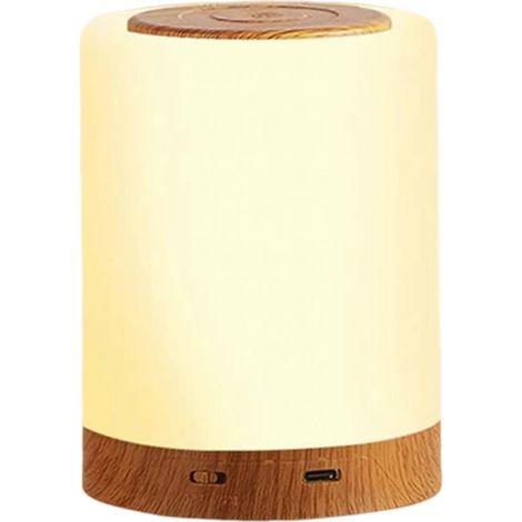 Touch-Lampe für Schlafzimmer, wiederaufladbare tragbare Schreibtischlampe für Wohnzimmer (1/5)