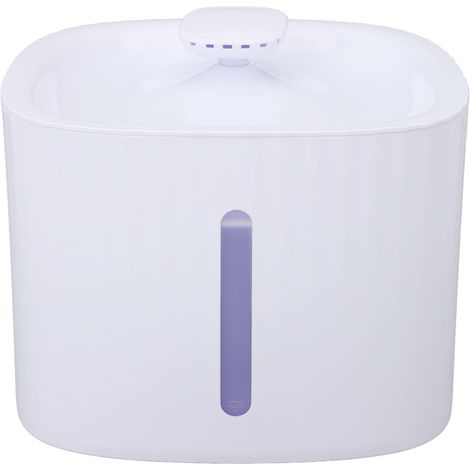 Fontaine à eau pour chat grande capacité transparente ajustement automatique plastique robuste stable sans électricité (1/4)