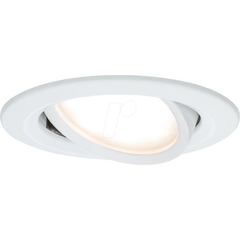 EBL SET NOVA COIN WEISS MATT/ALU LED LUMINARIA EMPOTRABLE NOVA, 1 X 6,5 W, 2700 K, BLANCO MATE PAULMANN 93484 (1/4)