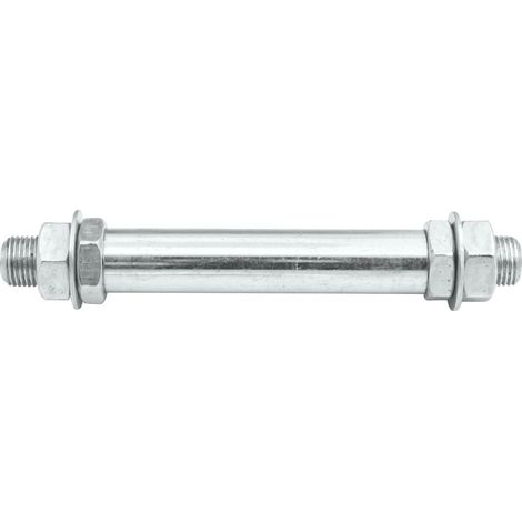 STI Perno Ruota Ø 20 / 15 mm x 155 mm Asse per cerchio Carriola per mozzo da 95 / 105 mm